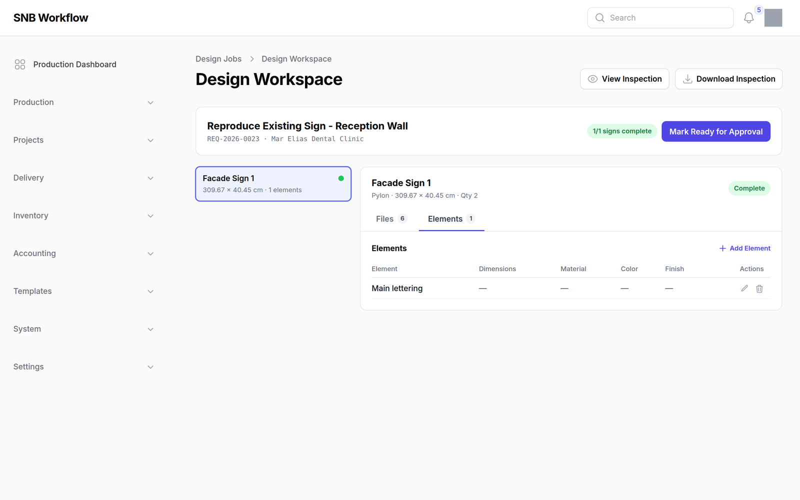 The Elements panel — The Design Workspace