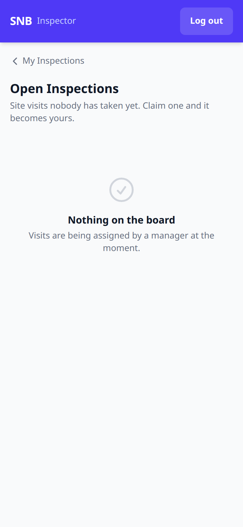 The board — Claiming a Visit