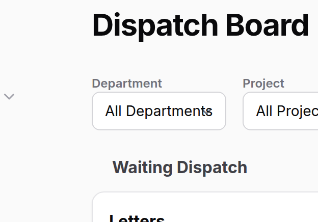 The two filters — The Dispatch Board