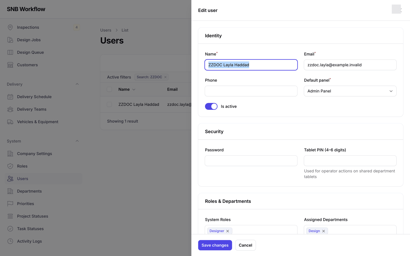 Open their account — When someone leaves