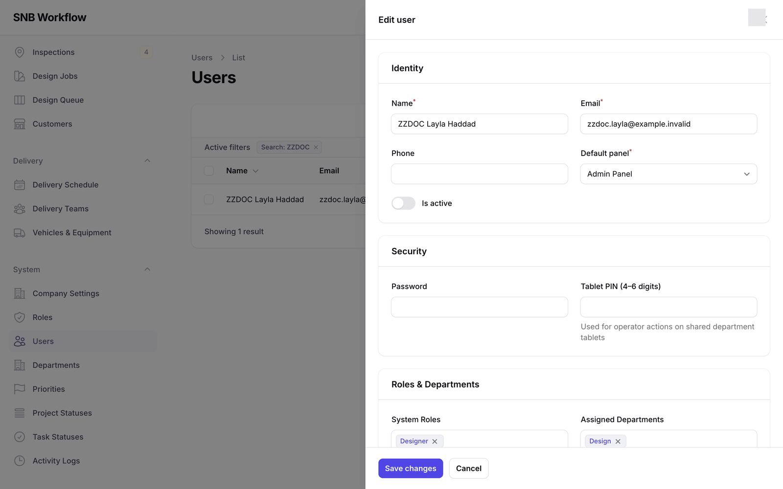 Switch the account off — When someone leaves